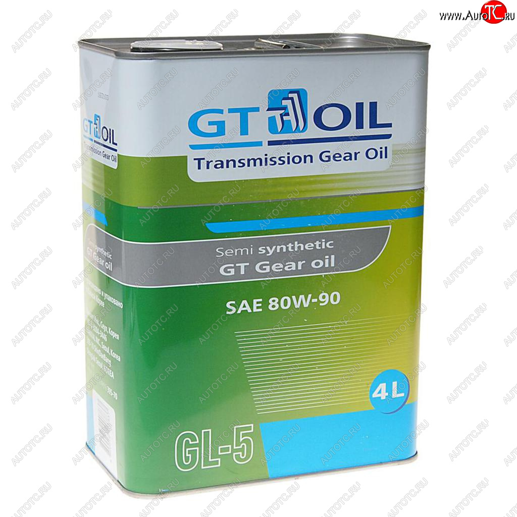 3 799 р. Масло трансмиссионное GT GEAR OIL GL-5 80W90 4л GT OIL GT OIL 8809059407837  с доставкой в г. Керчь