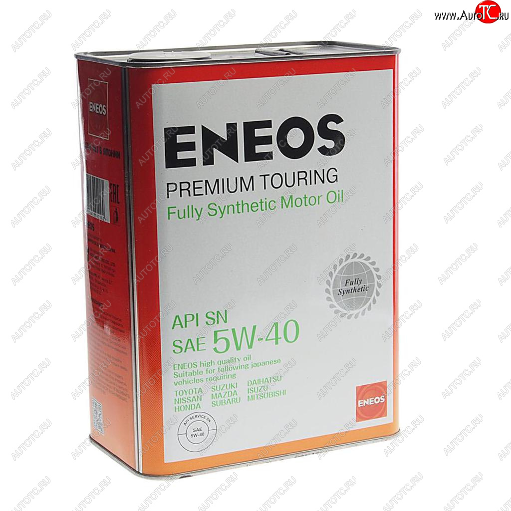3 899 р. Масло моторное Premium TOURING SN 5W40 синт.4л ENEOS ENEOS 8809478942162  с доставкой в г. Керчь