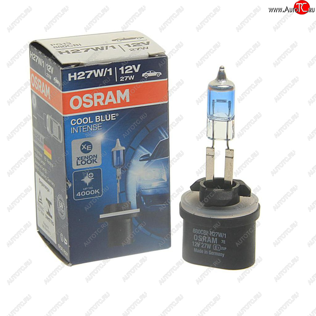 359 р. Лампа 12V H27W1 27W PG13 4000K Cool Blue Intense OSRAM OSRAM 880cbi  с доставкой в г. Керчь