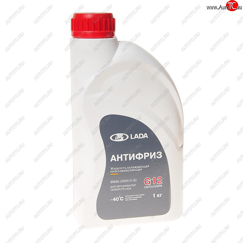 399 р. Антифриз красный -40C 1л G12 АвтоВАЗ LADA 88888-2000010-82  с доставкой в г. Керчь