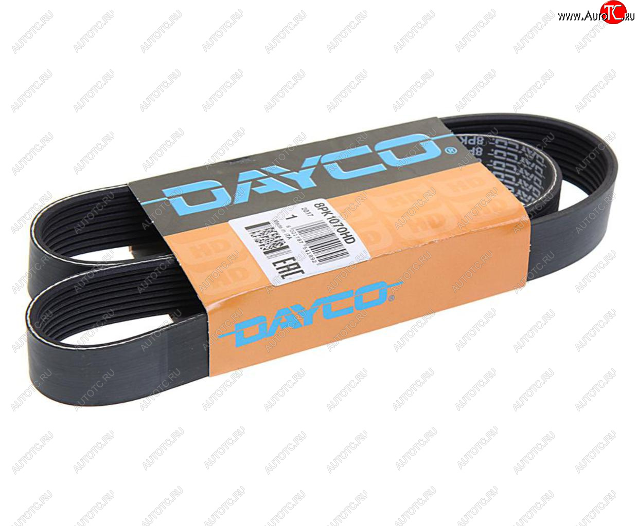 1 539 р. Ремень приводной поликлиновой 8PK1070HD DAYCO DAYCO 8pk1070hd  с доставкой в г. Керчь