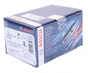 1 799 р. Колодки тормозные задние (4шт.) BOSCH Mitsubishi Galant 8  дорестайлинг седан (1996-1998)  с доставкой в г. Керчь. Увеличить фотографию 2