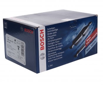 3 199 р. Колодки тормозные передние (4шт.) BOSCH Renault Megane универсал  рестайлинг (2013-2016)  с доставкой в г. Керчь. Увеличить фотографию 2