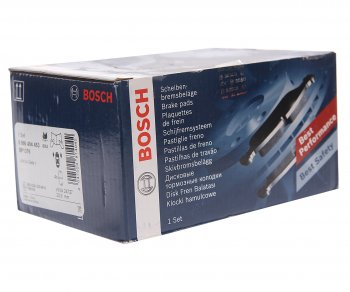 4 569 р. Колодки тормозные передние (4шт.) BOSCH Fiat Doblo 263 дорестайлинг (2010-2015)  с доставкой в г. Керчь. Увеличить фотографию 2
