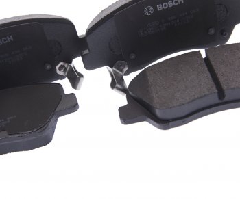 2 679 р. Колодки тормозные передние (4шт.) BOSCH Hyundai Solaris RBr седан дорестайлинг (2010-2014)  с доставкой в г. Керчь. Увеличить фотографию 2