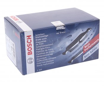 2 779 р. Колодки тормозные передние (4шт.) BOSCH Nissan X-trail 3 T32 рестайлинг (2017-2022)  с доставкой в г. Керчь. Увеличить фотографию 3