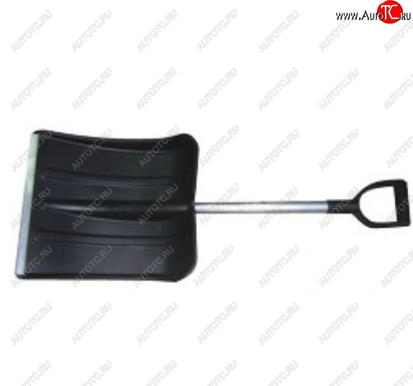 669 р. Лопата снеговая автомобильная пластиковая 850х380х365мм с алюминиевым черенком КУРС КУРС 100163  с доставкой в г. Керчь