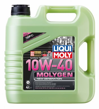 6 299 р. Масло моторное MOLYGEN NEW GENERATION 10W40 синт.4л LIQUI MOLY LIQUI MOLY 8538  с доставкой в г. Керчь. Увеличить фотографию 1