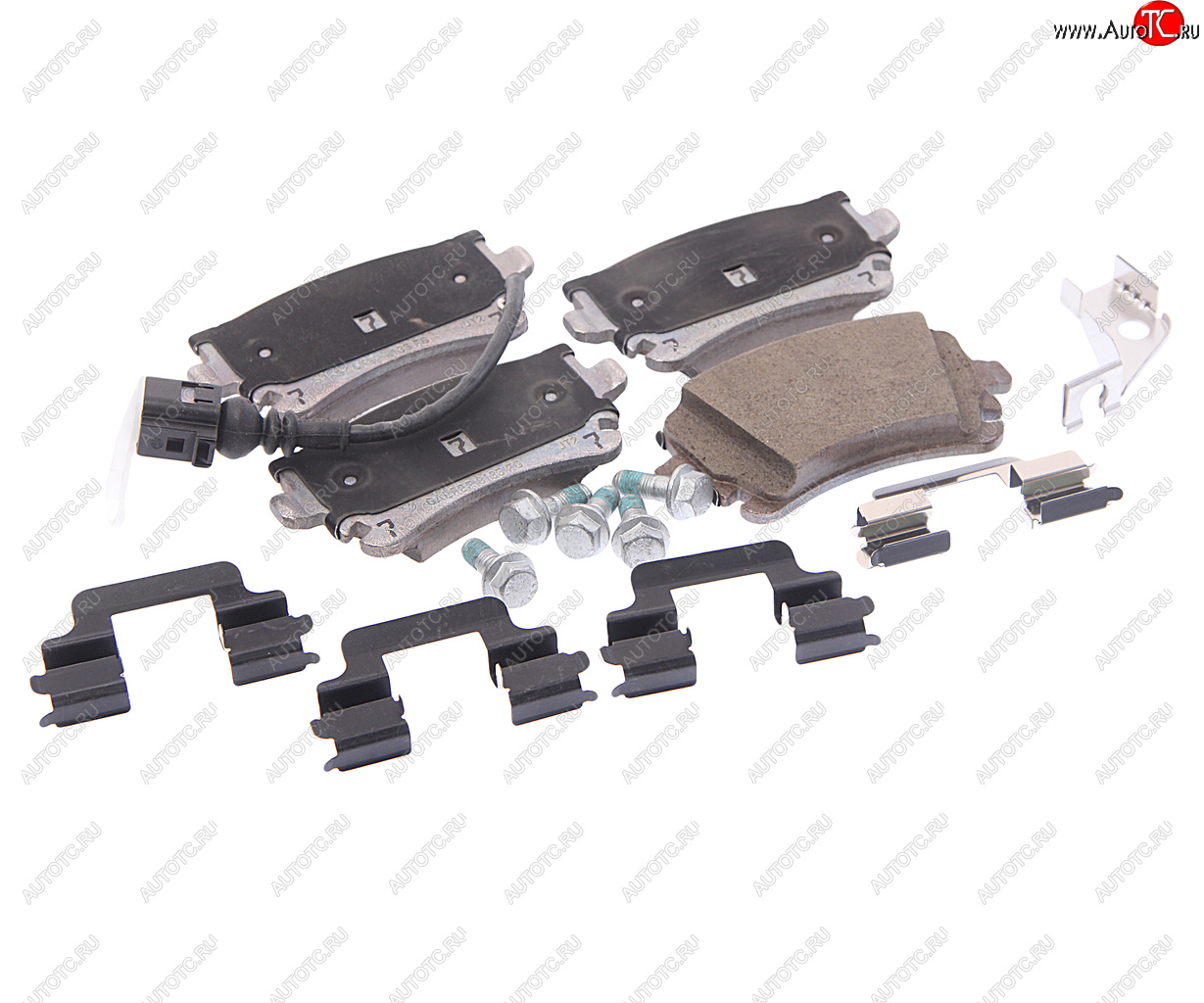 14 649 р. Колодки тормозные AUDI Q7 (16-) VW Touareg (18-) задние (4шт.) OE VAG 8w0698451bc  с доставкой в г. Керчь