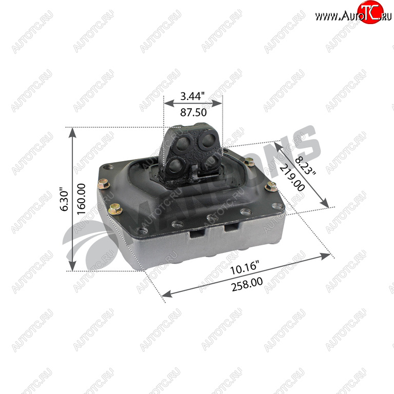 7 749 р. Подушка VOLVO двигателя задняя MANSONS MANSONS 900.528  с доставкой в г. Керчь
