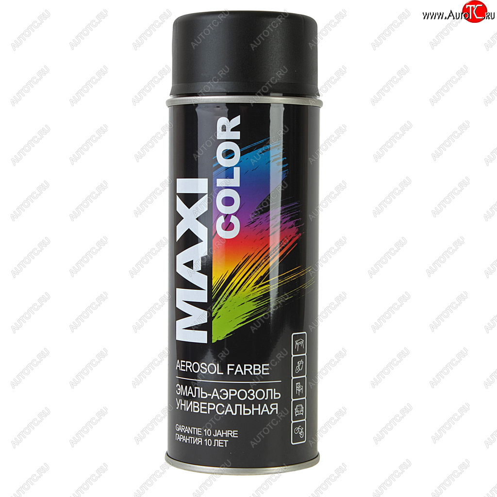 449 р. Краска черная матовая аэрозоль 400мл MAXI COLOR MAXI COLOR 9005mmx  с доставкой в г. Керчь