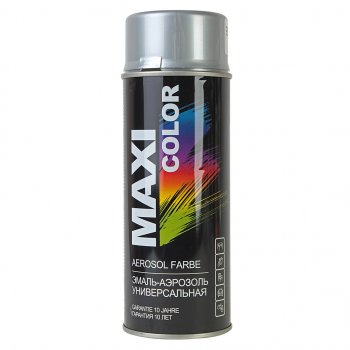 499 р. Краска серебро-эффект аэрозоль 400мл MAXI COLOR MAXI COLOR 9006mx  с доставкой в г. Керчь. Увеличить фотографию 1