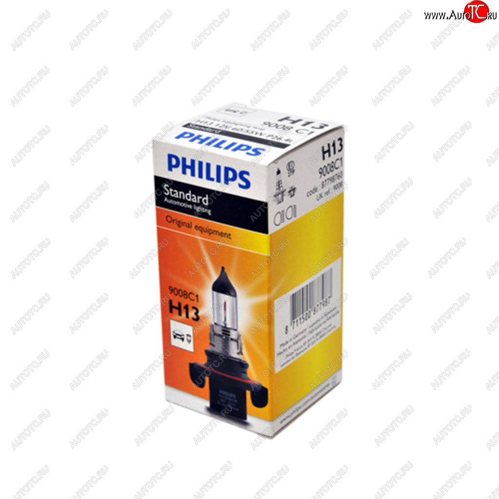 1 999 р. Лампа 12V H13 6055W P26.4t PHILIPS PHILIPS 9008c1  с доставкой в г. Керчь