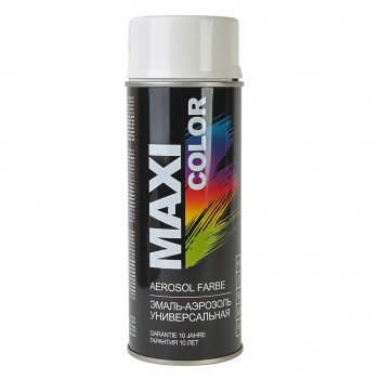 429 р. Краска белая аэрозоль 400мл MAXI COLOR MAXI COLOR 9010mx  с доставкой в г. Керчь. Увеличить фотографию 1