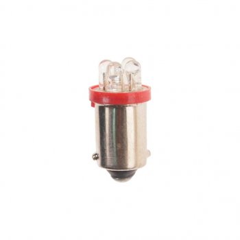 12 р. Лампа светодиодная 12V T4W BA9s 4 светодиода MEGAPOWER MEGAPOWER-AUTOMOTIVE 90123r  с доставкой в г. Керчь. Увеличить фотографию 2