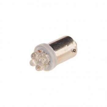 17 р. Лампа светодиодная 12V T4W BA9s 6000K 4 светодиода MEGAPOWER MEGAPOWER-AUTOMOTIVE 90123w  с доставкой в г. Керчь. Увеличить фотографию 1