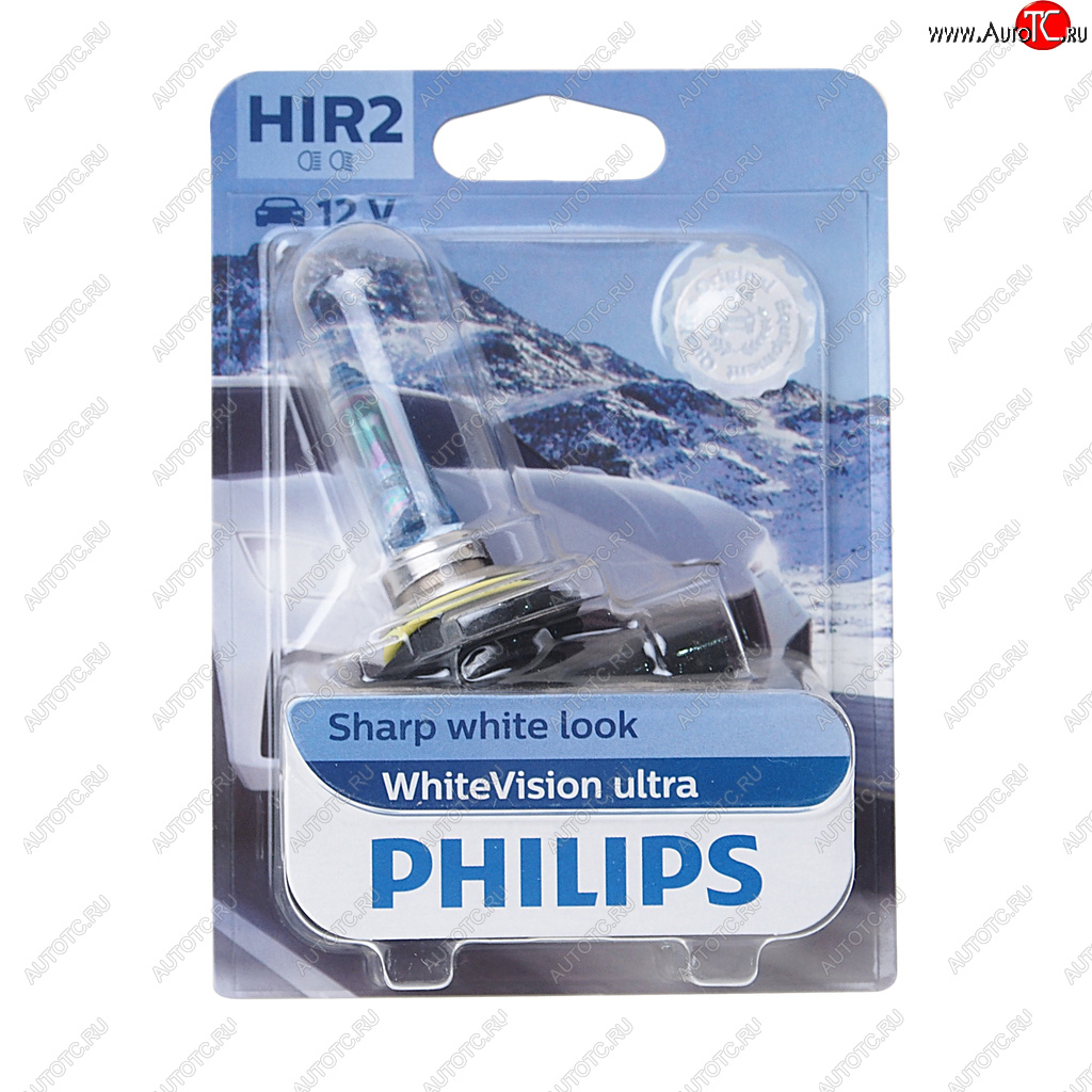 3 799 р. Лампа 12V HIR2 55W PX22d блистер (1шт.) White Vision Ultra PHILIPS PHILIPS 9012wvuбл  с доставкой в г. Керчь