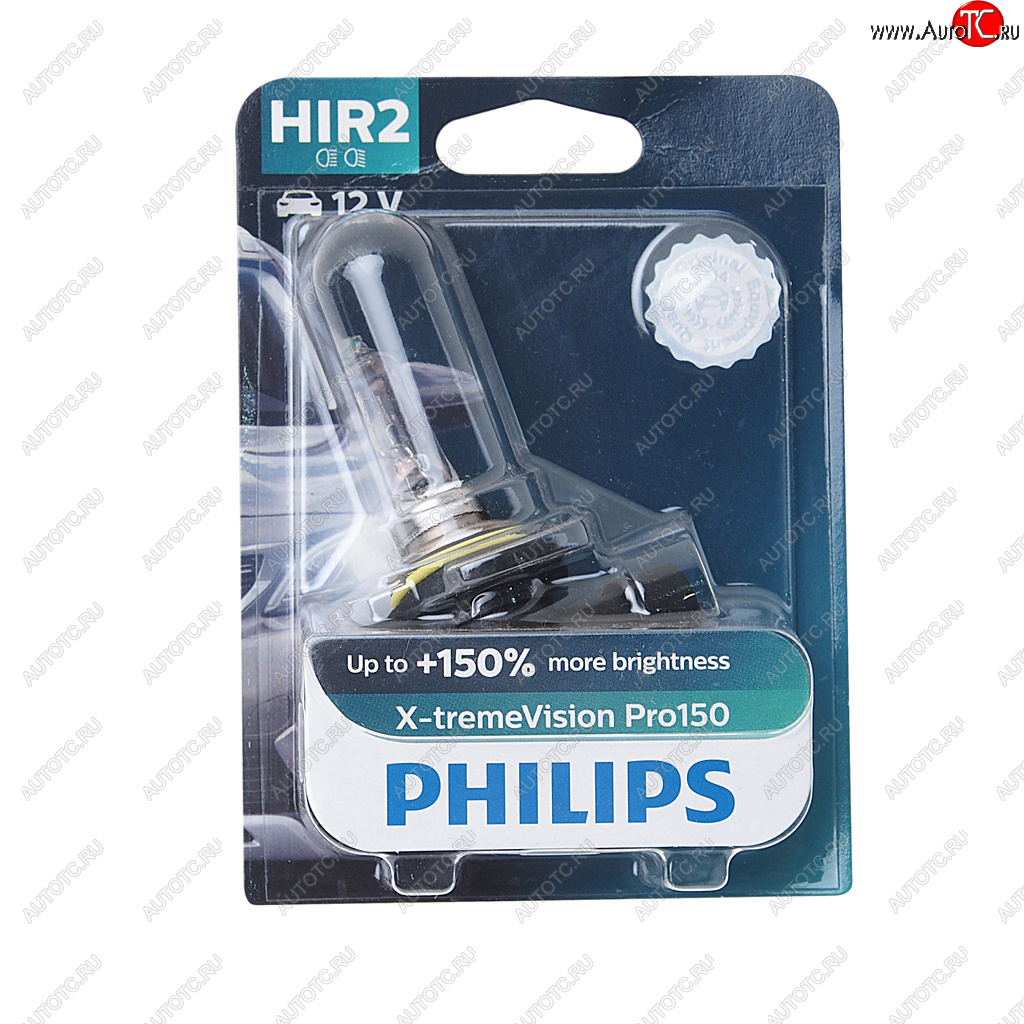 3 499 р. Лампа 12V HIR2 55W PX22d +150% блистер (1шт.) X-Treme Vision Pro 150 PHILIPS PHILIPS 9012xvproбл  с доставкой в г. Керчь