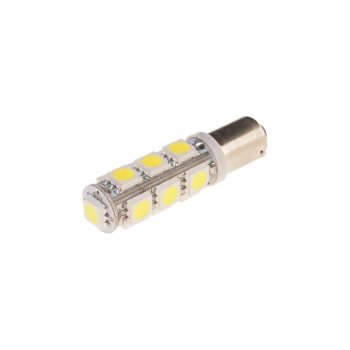47 р. Лампа светодиодная 12V T4W BA9s 6000K 13 светодиодов MEGAPOWER MEGAPOWER-AUTOMOTIVE 90132w  с доставкой в г. Керчь. Увеличить фотографию 1