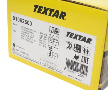 3 399 р. Колодки тормозные задние барабанные (4шт.) TEXTAR Nissan Micra K12 5 дв. дорестайлинг (2002-2005)  с доставкой в г. Керчь. Увеличить фотографию 4