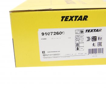 3 799 р. Колодки тормозные задние барабанные (4шт.) TEXTAR Hyundai Solaris RBr хэтчбэк дорестайлинг (2010-2014)  с доставкой в г. Керчь. Увеличить фотографию 3