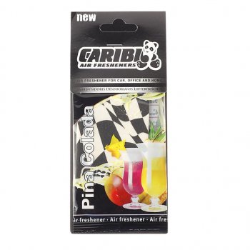 91 р. Ароматизатор подвесной пластина (пина колада) Formula-1 CARIBI CARIBI 91510  с доставкой в г. Керчь. Увеличить фотографию 1