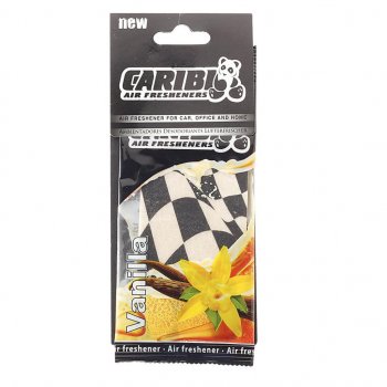 93 р. Ароматизатор подвесной пластина (ваниль) Formula-1 CARIBI CARIBI 91558  с доставкой в г. Керчь. Увеличить фотографию 1