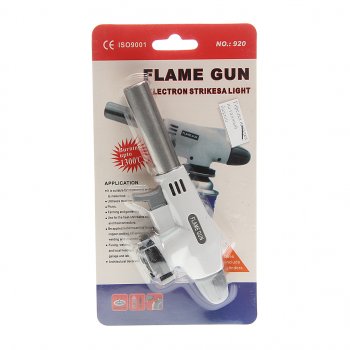 294 р. Горелка газовая под цанговый баллон с пьезоподжигом FLAME GUN 920 FLAME GUN 920  с доставкой в г. Керчь. Увеличить фотографию 3