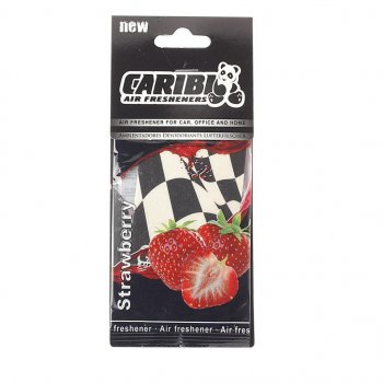 95 р. Ароматизатор подвесной пластина (клубника) Formula-1 CARIBI CARIBI 92005  с доставкой в г. Керчь. Увеличить фотографию 1