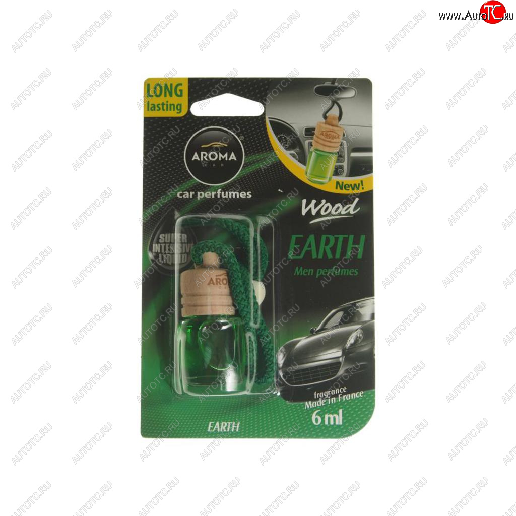 226 р. Ароматизатор подвесной жидкостный (земля) 6мл Wood AROMA CAR AROMA CAR 92038  с доставкой в г. Керчь