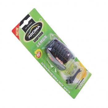 359 р. Ароматизатор на дефлектор жидкостный (лимон) 7мл Supreme AROMA CAR AROMA CAR 92046 AROMA CAR 92046  с доставкой в г. Керчь. Увеличить фотографию 1