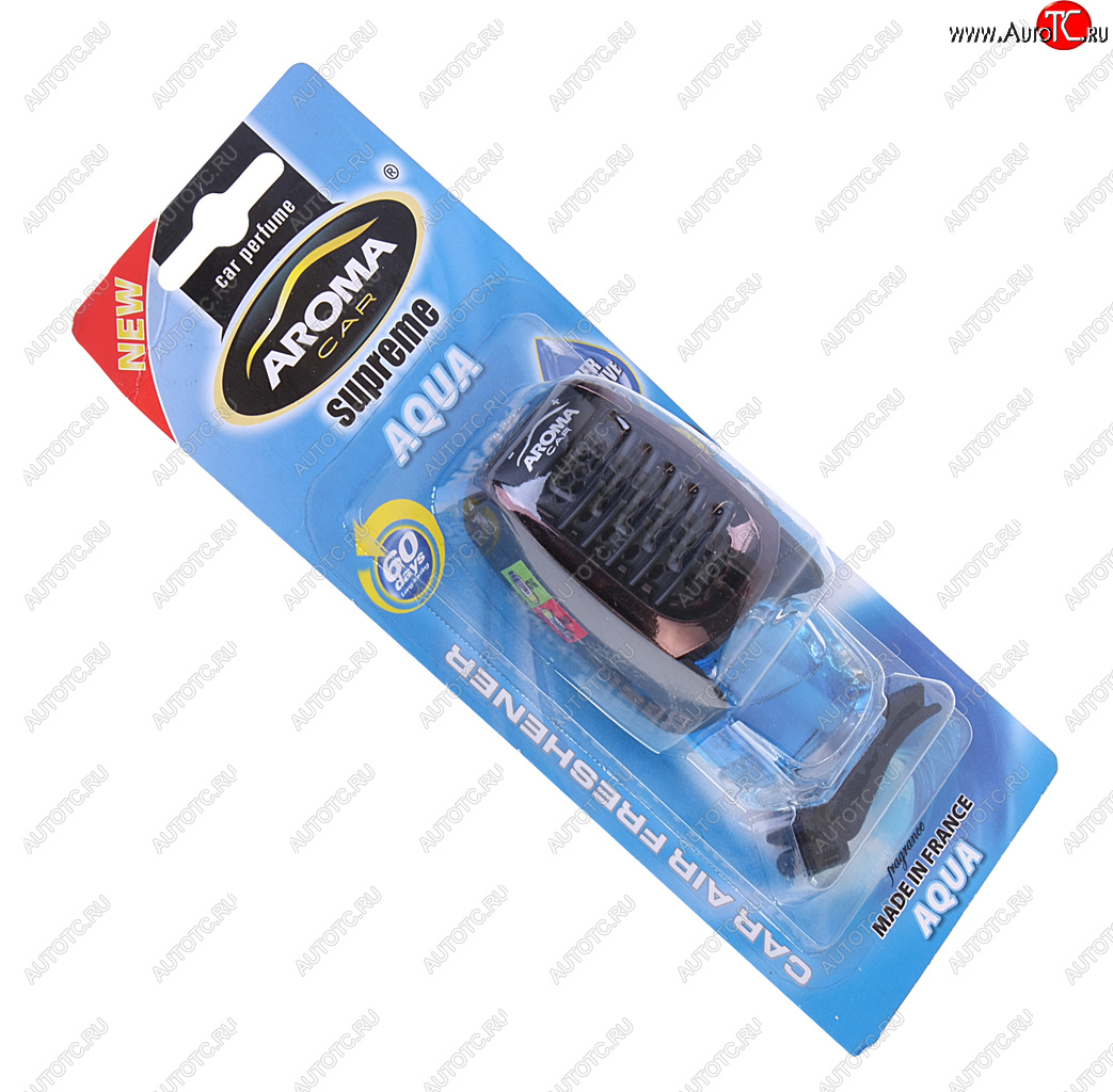 359 р. Ароматизатор на дефлектор жидкостный (аква) 7мл Supreme AROMA CAR AROMA CAR 92047 AROMA CAR 92047  с доставкой в г. Керчь