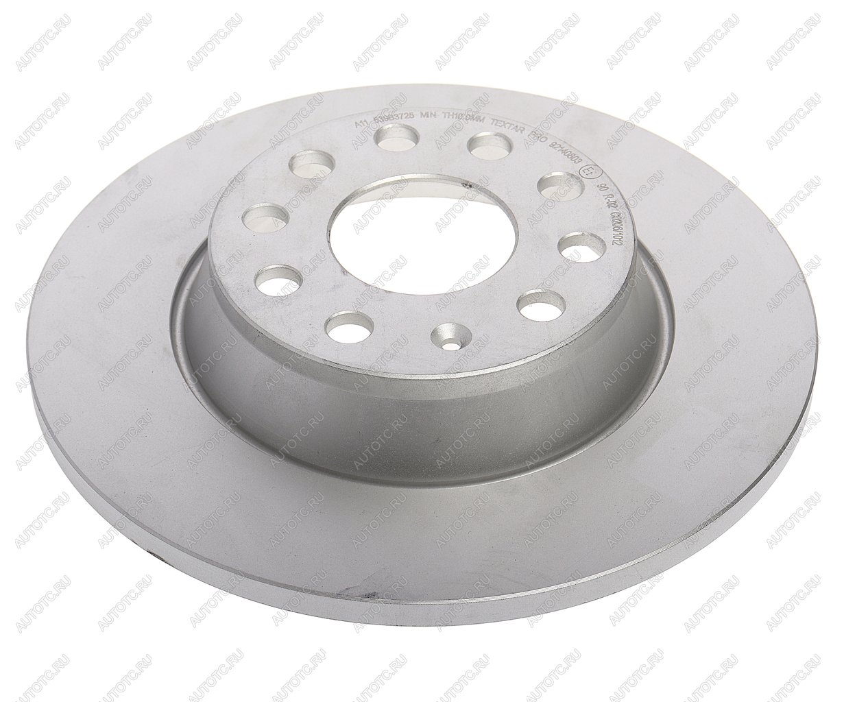 3 699 р. Диск тормозной VW Golf,Jetta,Tiguan AUDI A1,A3,TT задний (1шт.) TEXTAR TEXTAR 92140803 TEXTAR 92140803  с доставкой в г. Керчь