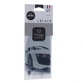 159 р. Ароматизатор подвесной пластина (парфюм) Black Prestiged AROMA CAR AROMA CAR 92664  с доставкой в г. Керчь. Увеличить фотографию 1