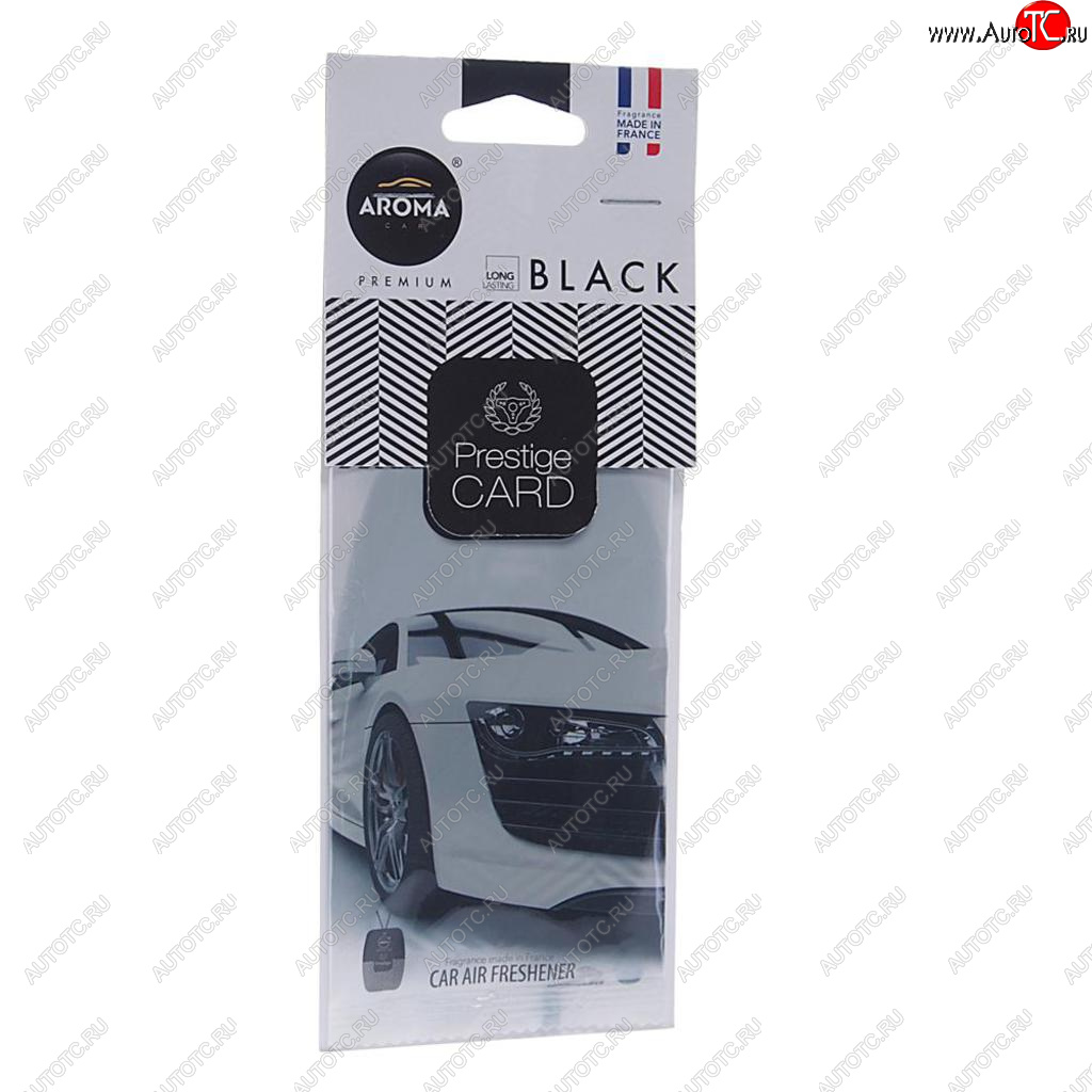 159 р. Ароматизатор подвесной пластина (парфюм) Black Prestiged AROMA CAR AROMA CAR 92664  с доставкой в г. Керчь
