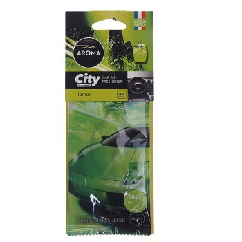 129 р. Ароматизатор подвесной пластина (лимон) City AROMA CAR AROMA CAR 92714  с доставкой в г. Керчь. Увеличить фотографию 1