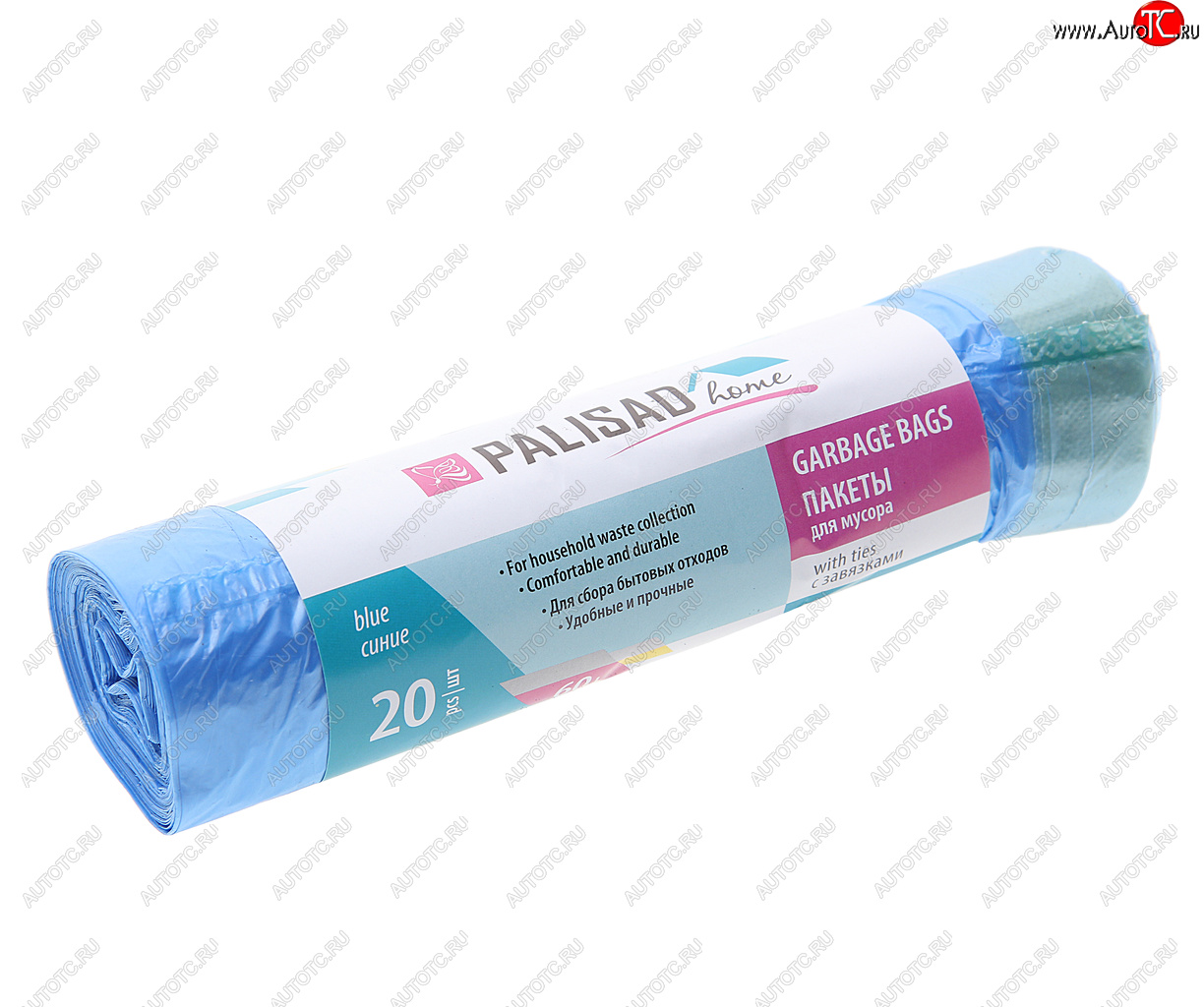 103 р. Мешок для мусора 60л 12мкм 20шт. PALISAD PALISAD 927205 PALISAD 927205  с доставкой в г. Керчь