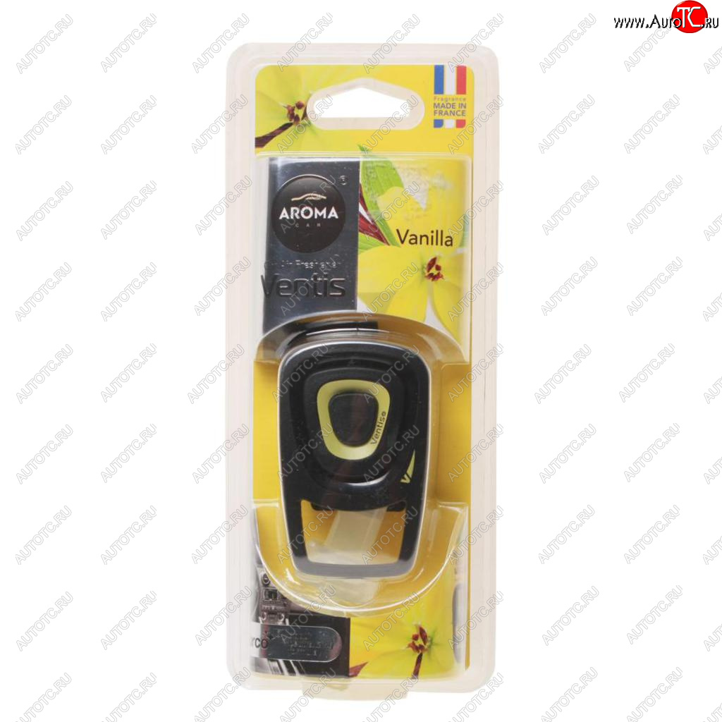 499 р. Ароматизатор на дефлектор жидкостной (ваниль) 8мл Ventis AROMA CAR AROMA CAR 92917 AROMA CAR 92917  с доставкой в г. Керчь