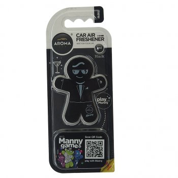 297 р. Ароматизатор на дефлектор полимерный (black) 8г Manny AROMA CAR AROMA CAR 92993  с доставкой в г. Керчь. Увеличить фотографию 1