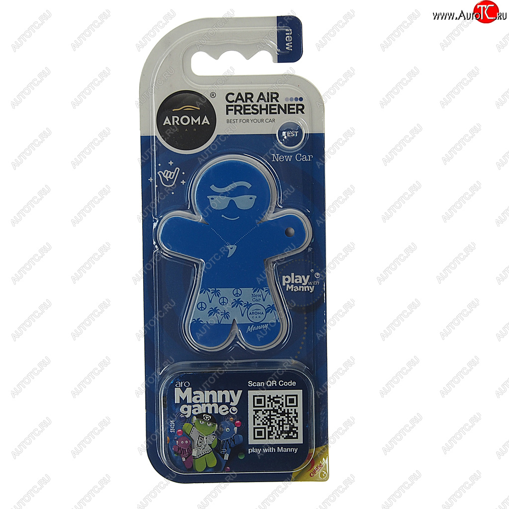 297 р. Ароматизатор на дефлектор полимерный (новая машина) 8г Manny AROMA CAR AROMA CAR 92996  с доставкой в г. Керчь