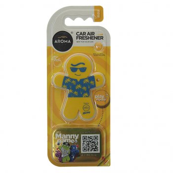 290 р. Ароматизатор на дефлектор полимерный (ваниль) 8г Manny AROMA CAR AROMA CAR 92997  с доставкой в г. Керчь. Увеличить фотографию 1