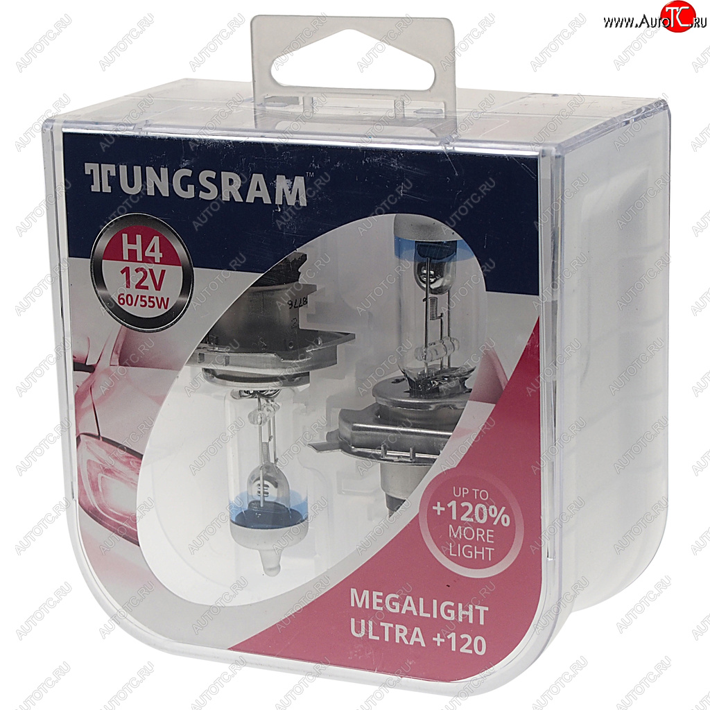 1 489 р. Лампа 12V H4 6055W P43t +120% бокс (2шт.) TUNGSRAM TUNGSRAM 93116867  с доставкой в г. Керчь