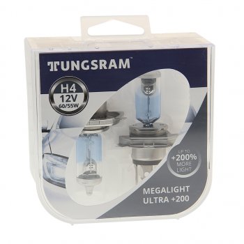 1 959 р. Лампа 12V H4 6055W P43t +200% бокс (2шт.) TUNGSRAM TUNGSRAM 93120535  с доставкой в г. Керчь. Увеличить фотографию 1