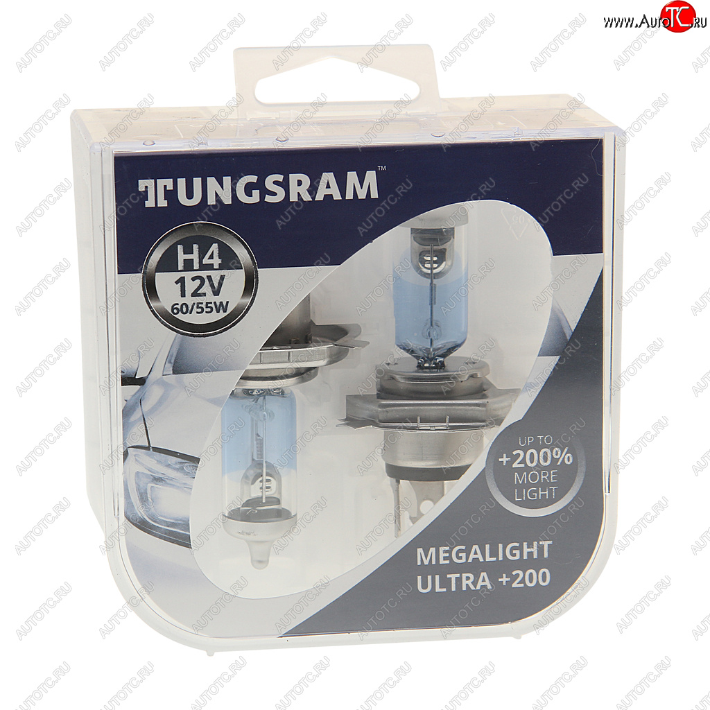 1 959 р. Лампа 12V H4 6055W P43t +200% бокс (2шт.) TUNGSRAM TUNGSRAM 93120535  с доставкой в г. Керчь