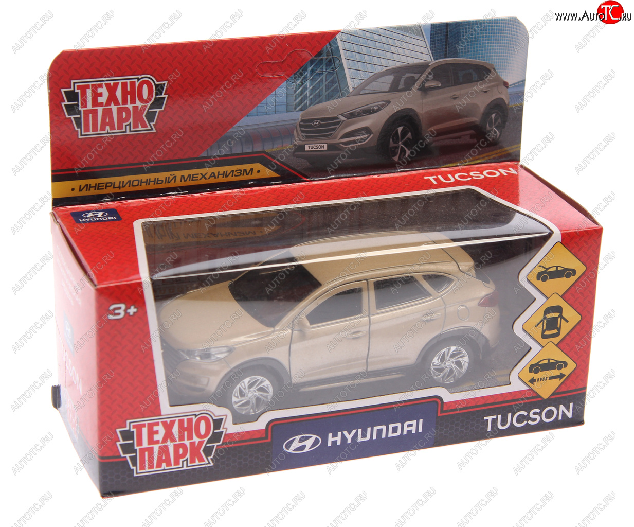 939 р. Модель автомобиля HYUNDAI Tucson металлическая ТЕХНОПАРК ТЕХНОПАРК 937421  с доставкой в г. Керчь