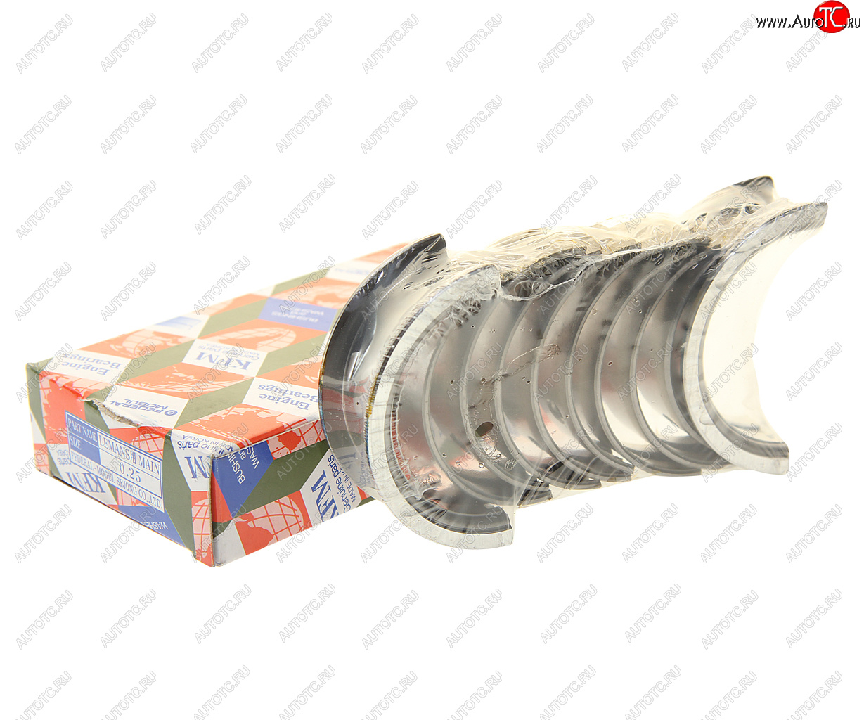 2 669 р. Вкладыши DAEWOO Nexia (95-) коренные d+0.25 комплект (10шт.) KFM KFM 93742706  с доставкой в г. Керчь