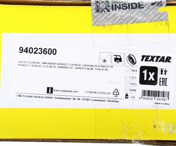 3 369 р. Барабан тормозной RENAULT Clio (98-) задний (1шт.) TEXTAR TEXTAR 94023600  с доставкой в г. Керчь. Увеличить фотографию 5