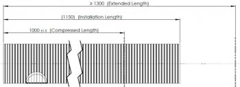1 699 р. Гофра MAN выхлопной системы (d=110 L=1000) (цинк) E-line DINEX DINEX 94110  с доставкой в г. Керчь. Увеличить фотографию 3
