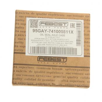 1 379 р. Сальник привода SSANGYONG Actyon (06-),Kyron (05-),Actyon Sport (12-),Rexton (06-) FEBEST FEBEST 95gay-741000811x  с доставкой в г. Керчь. Увеличить фотографию 3