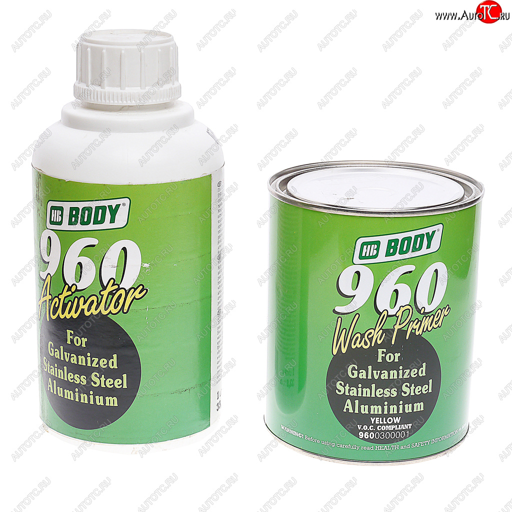 3 799 р. Грунт кислотный 960 Wash Primer 1:1 2К 1л с отвердителем Activator 1л BODY BODY 9600300001  с доставкой в г. Керчь